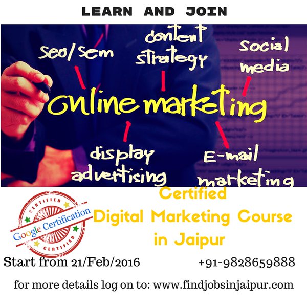 DigitalMarketing Jaipur googlecertified